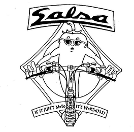 SALSA IF IT AIN'T MOTO IT'S WORTHLESS!