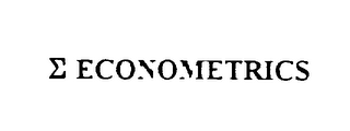 ECONOMETRICS