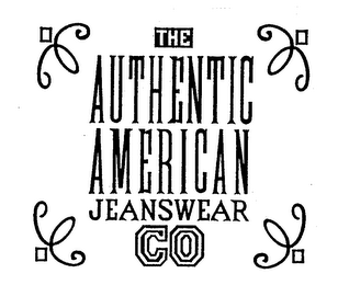 THE AUTHENTIC AMERICAN JEANSWEAR CO