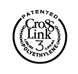 CROSS LINK 3 POLYETHYLENE PATENTED 4,836,963 4,913,944