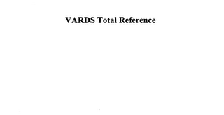 VARDS TOTAL REFERENCE