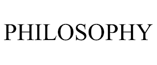 PHILOSOPHY