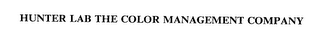 HUNTER LAB THE COLOR MANAGEMENT COMPANY