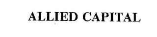 ALLIED CAPITAL