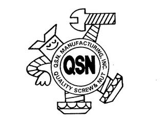 QSN Q.S.N. MANUFACTURING, INC. QUALITY SCREW & NUT