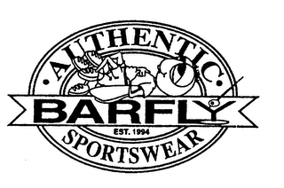 AUTHENTIC BARFLY SPORTSWEAR EST. 1994