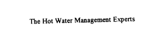 THE HOT WATER MANAGEMENT EXPERTS