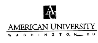 AU AMERICAN UNIVERSITY WASHINGTON, DC
