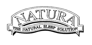 NATURA THE NATURAL SLEEP SOLUTION
