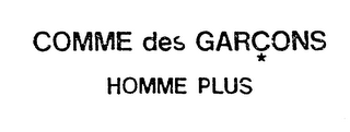 COMME DES GARCONS HOMME PLUS