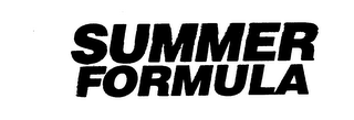 SUMMER FORMULA