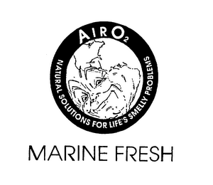 AIRO NATURAL SOLUTIONS FOR LIFE'S SMELLY PROBLEMS MARINE FRESH