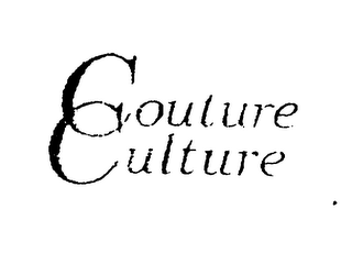 COUTURE CULTURE
