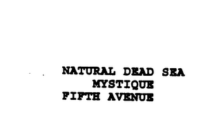 NATURAL DEAD SEA MYSTIQUE FIFTH AVENUE