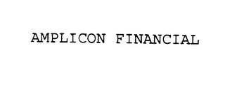 AMPLICON FINANCIAL