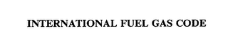 INTERNATIONAL FUEL GAS CODE