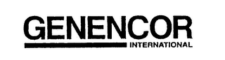 GENENCOR INTERNATIONAL