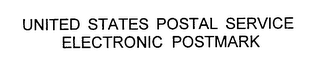 UNITED STATES POSTAL SERVICE ELECTRONICPOSTMARK