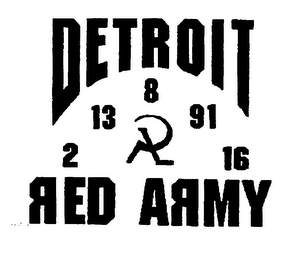 DETROIT 2 13 8 91 16 RED ARMY