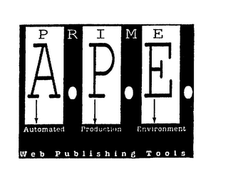 PRIME A.P.E. AUTOMATED PRODUCTION ENVIRONMENT WEB PUBLISHING TOOLS