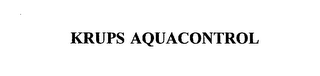 KRUPS AQUACONTROL