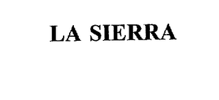 LA SIERRA