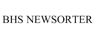 BHS NEWSORTER