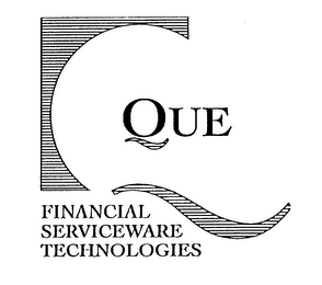 QUE FINANCIAL SERVICEWARE TECHNOLOGIES