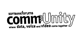 SOFTBANKFORUMS COMMUNITY WHERE DATA, VOICE AND VIDEO COME TOGETHER