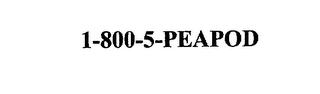 1-800-5-PEAPOD