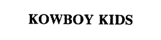 KOWBOY KIDS
