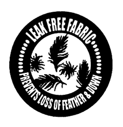 LEAK FREE FABRIC PREVENTS LOSS OF FEATHER & DOWN