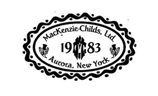 MACKENZIE-CHILDS, LTD. AURORA, NEW YORK MC 1983