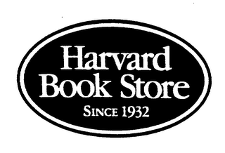 HARVARD BOOK STORE SINCE 1932