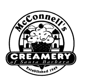 MCCONNELL'S CREAMERY OF SANTA BARBARA ESTABLISHED 1949