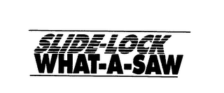 SLIDE-LOCK WHAT-A-SAW