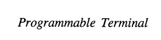 PROGRAMMABLE TERMINAL