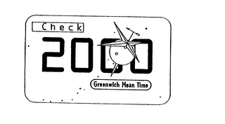 CHECK 2000 GREENWICH MEAN TIME