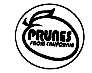 PRUNES FROM CALIFORNIA