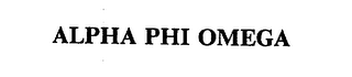 ALPHA PHI OMEGA
