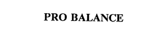 PRO BALANCE