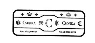 C CSONKA CIGAR REQUISITES