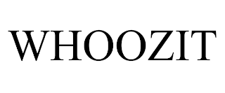 WHOOZIT