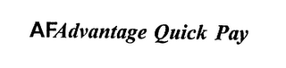 AFADVANTAGE QUICK PAY