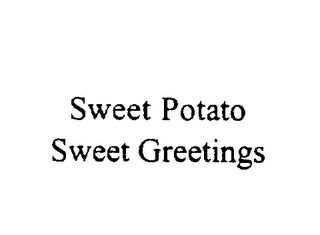 SWEET POTATO SWEET GREETINGS