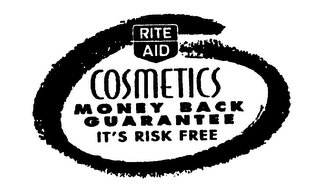 RITE AID COSMETICS MONEY BACK GUARANTEE IT'S RISK FREE