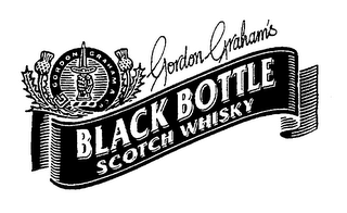 BLACK BOTTLE SCOTCH WHISKY GORDON GRAHAM'S GORDON GRAHAM & CO