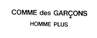 COMME DES GARCONS HOMME PLUS