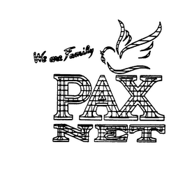 WE ARE FAMILY PAX NET