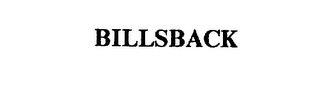 BILLSBACK